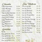 Menu VILLA JNANE Rabat June 2023 445016